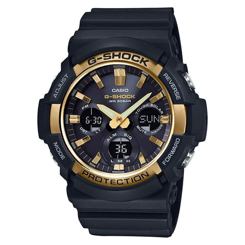 Casio Men's GAS100G-1A G-Shock Chronograph Black Resin Watch