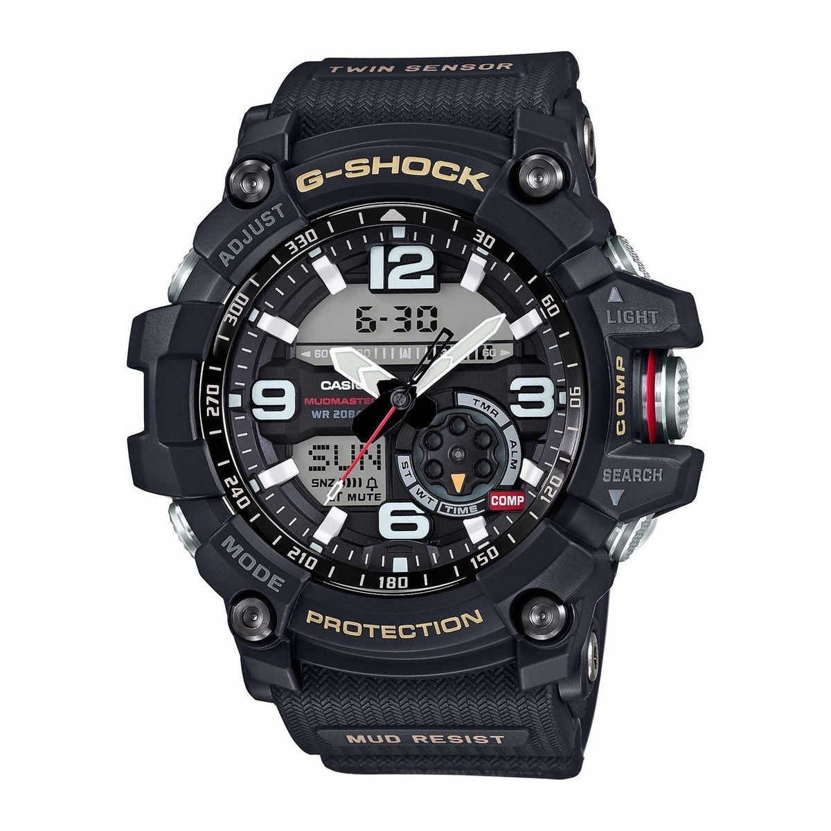 Casio Men&#39;s GG1000-1A G-Shcok Analog-Digital Black Resin Watch