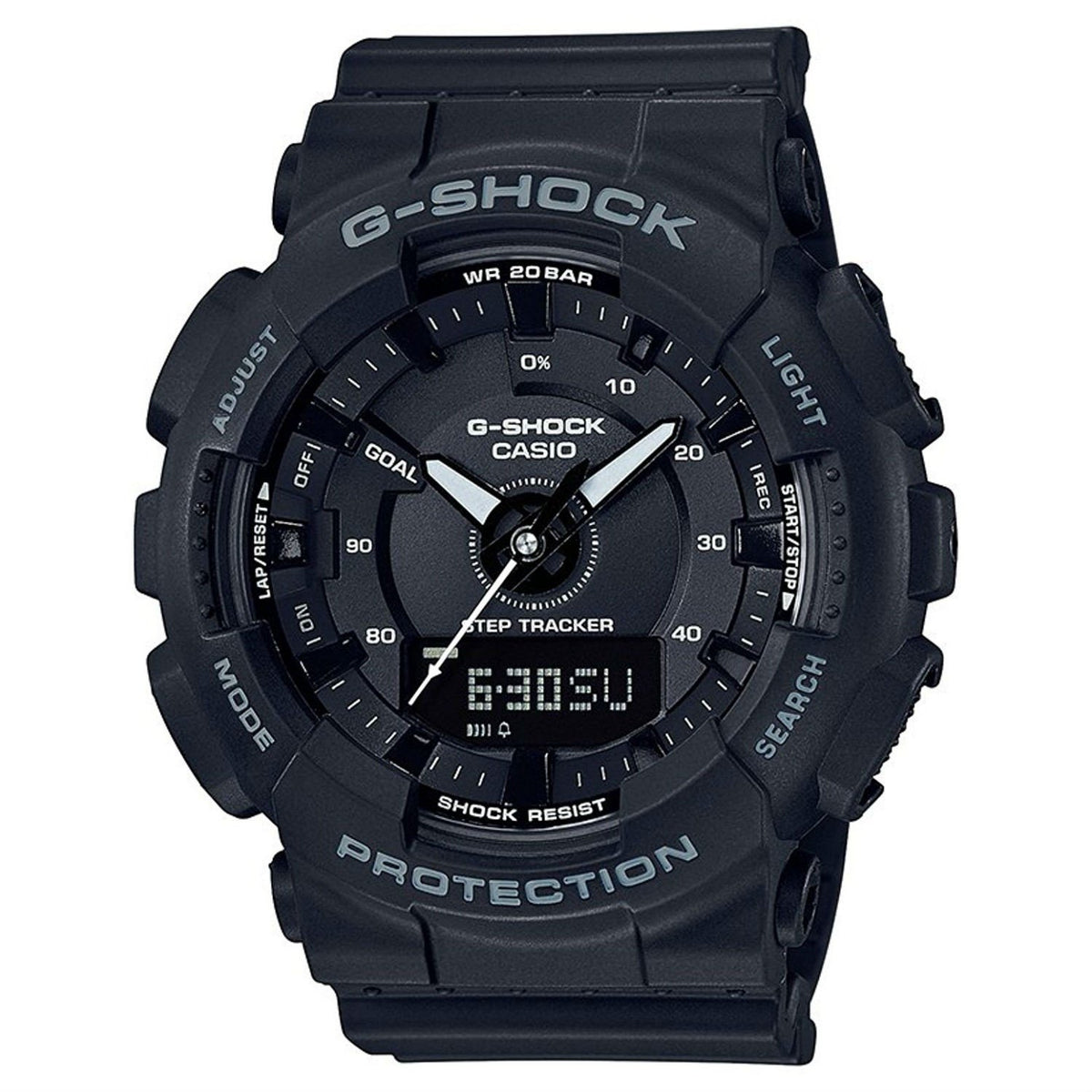 Casio Women&#39;s GMAS130-1A G-Shock Black Resin Watch