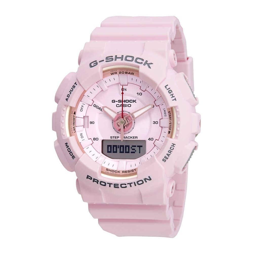 Casio Women&#39;s GMAS130-4A G-Shock Pink Resin Watch