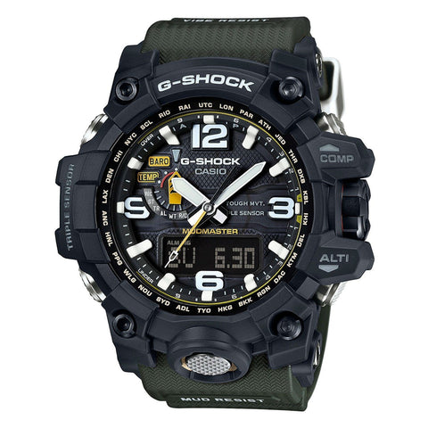 Casio Men's GWG1000-1A3JF G-Shock Chronograph Green Rubber Watch