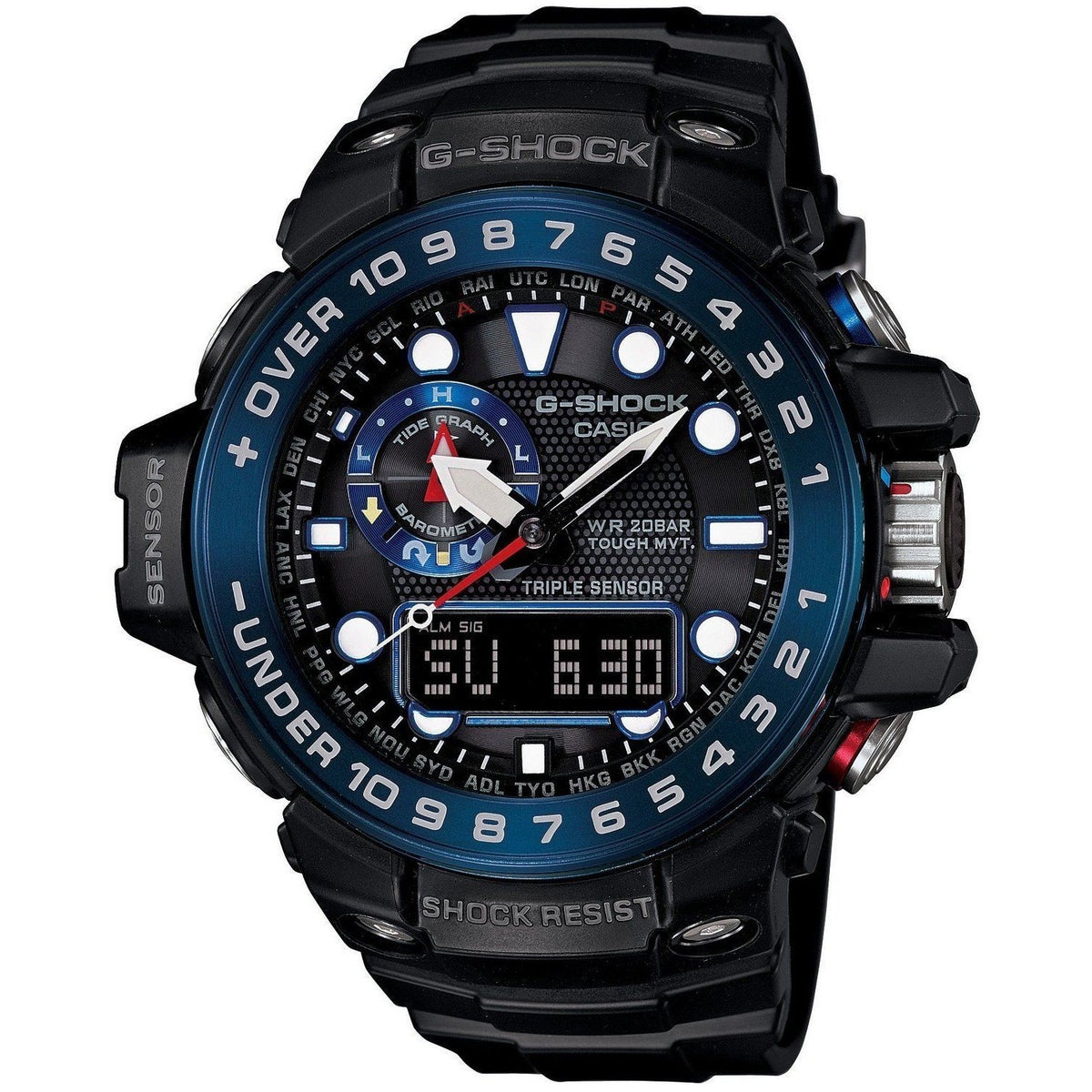 Casio Men&#39;s GWN1000B-1BJF G-Shock Black Resin Watch