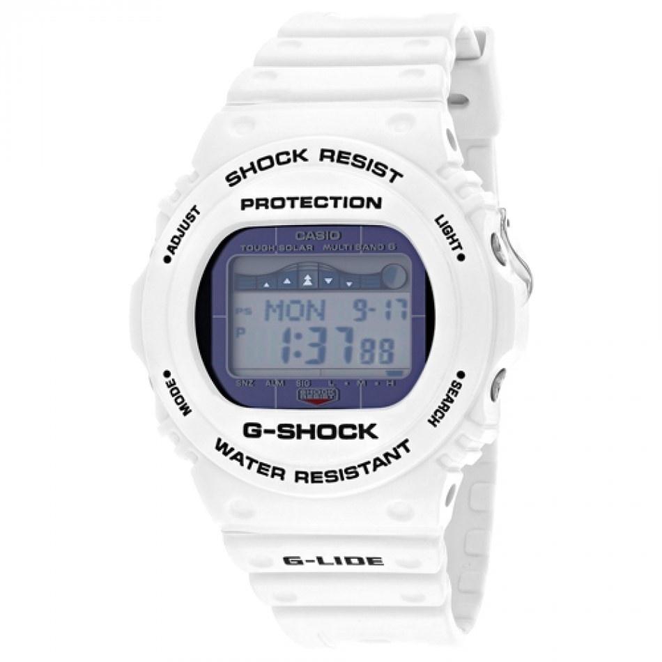 Casio Men&#39;s GWX5700CS-7 G-Shock White Resin Watch