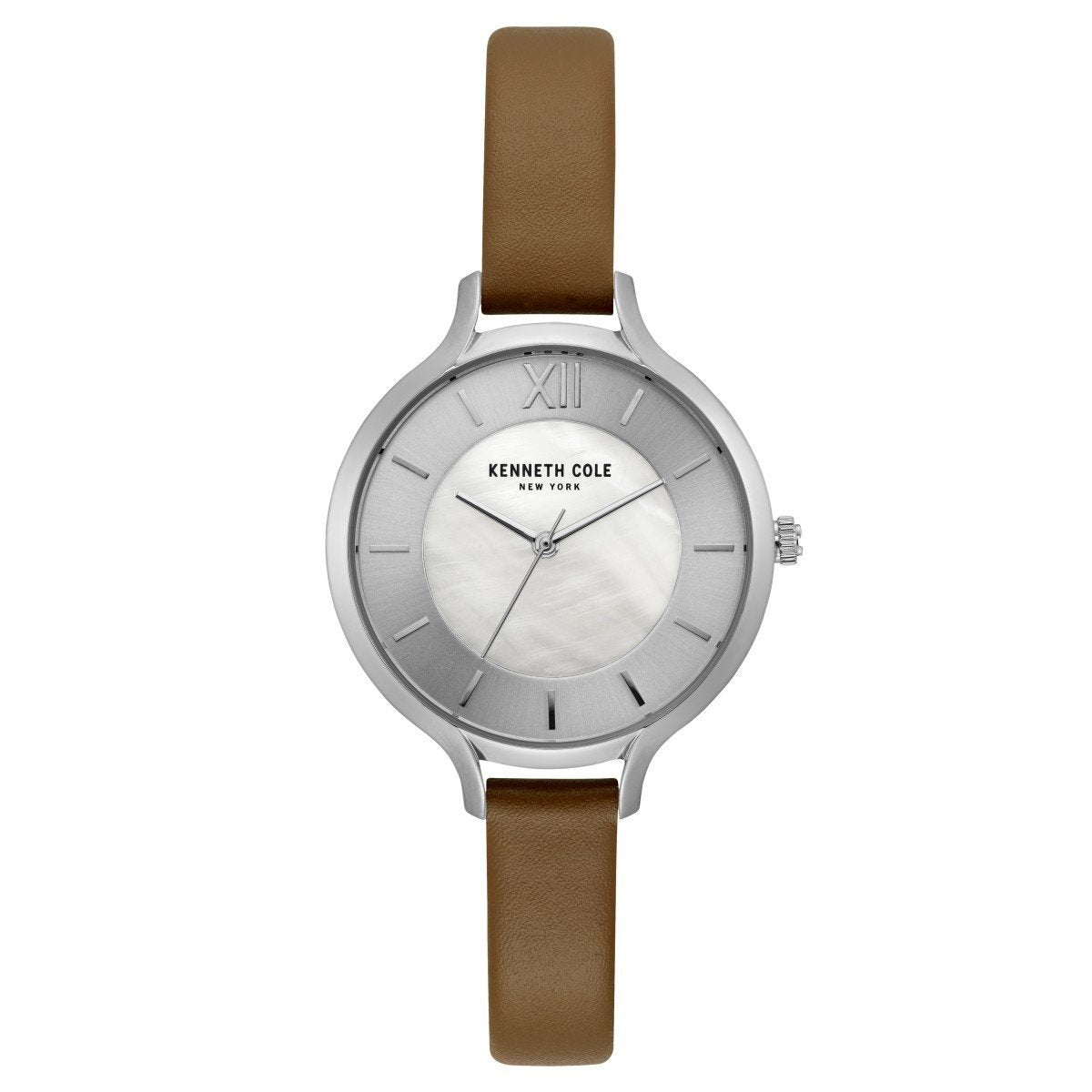 Kenneth Cole Women&#39;s KC15187005 Classic Brown Leather Watch