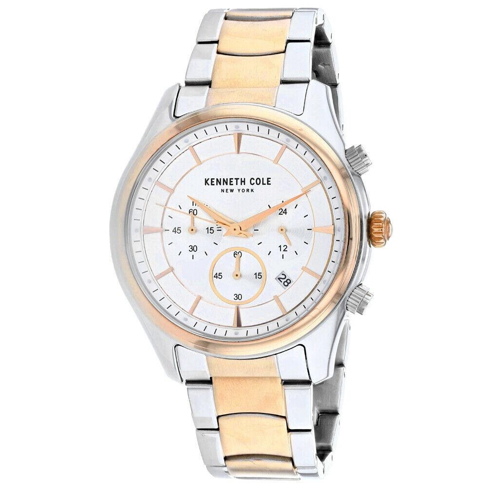 Kenneth Cole Men&#39;s KC50946003 Classic Chronograph Two-Tone Stainless Steel Watch