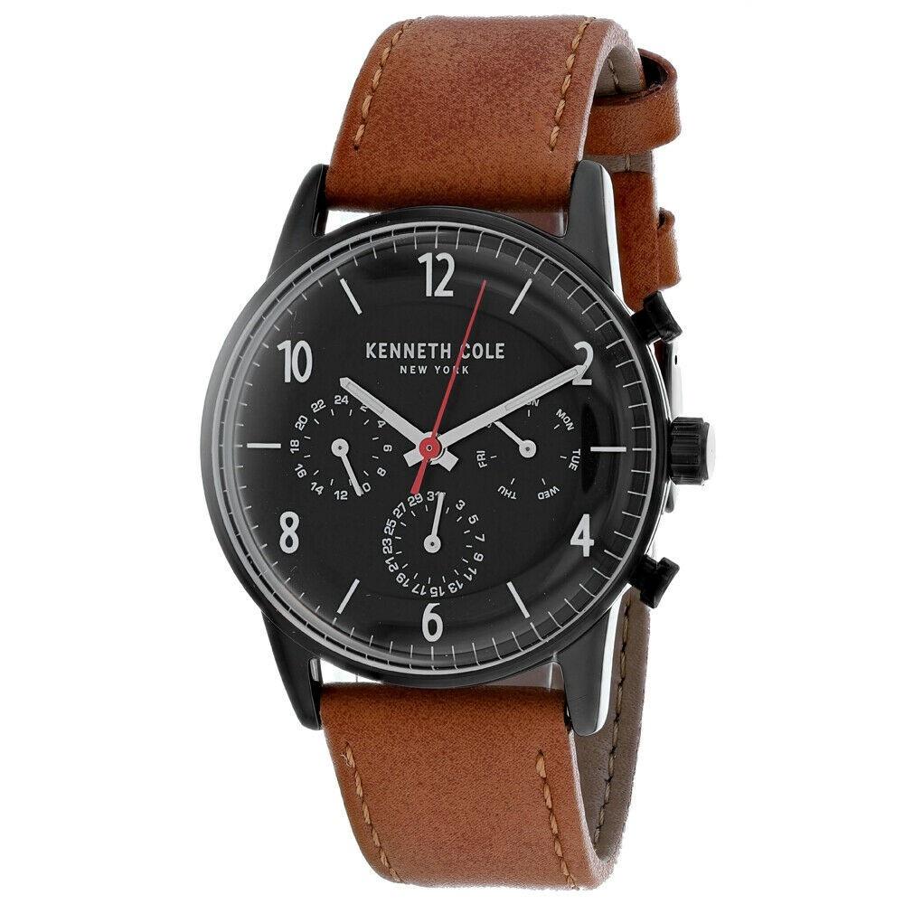 Kenneth Cole Men&#39;s KC50953003 Dress Sport Brown Leather Watch