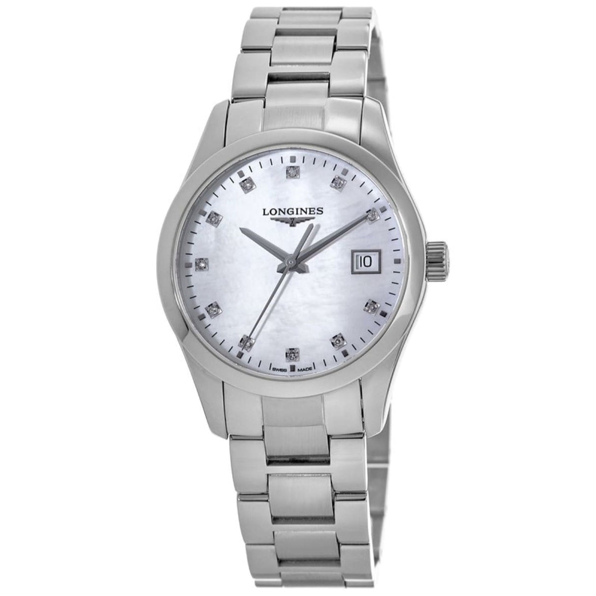 Longines Unisex L2.386.4.87.6 Conquest Stainless Steel Watch