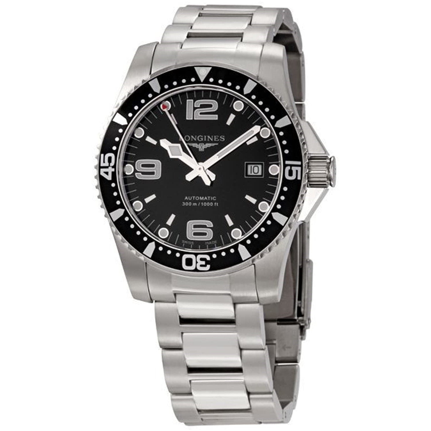 Longines Men s L36424566 HydroConquest Stainless Steel Watch Bezali