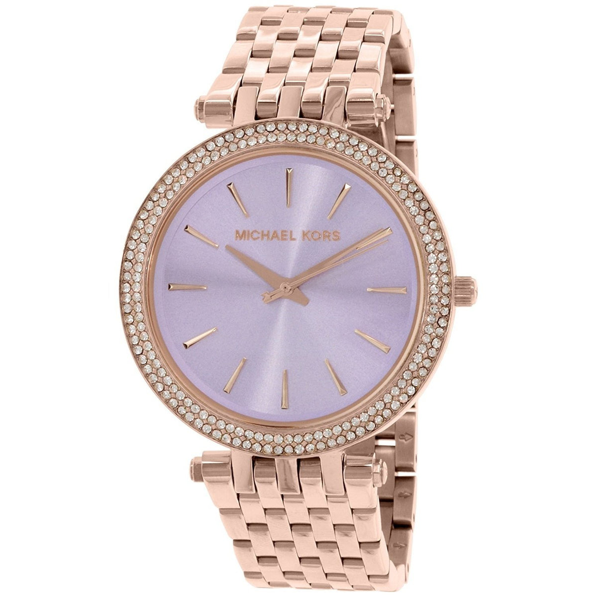 Michael Kors Women&#39;s MK3400 Darci Rose-Tone Stainless Steel Watch