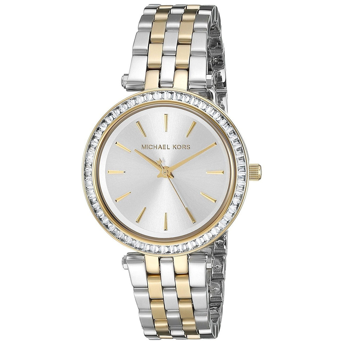 Michael Kors Women&#39;s MK3405 Darci Crystal Two-Tone Stainless Steel Watch