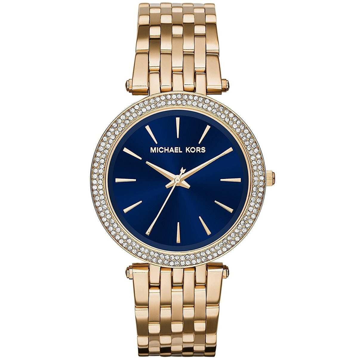 Michael Kors Women&#39;s MK3406 Darci Crystal Gold-Tone Stainless Steel Watch