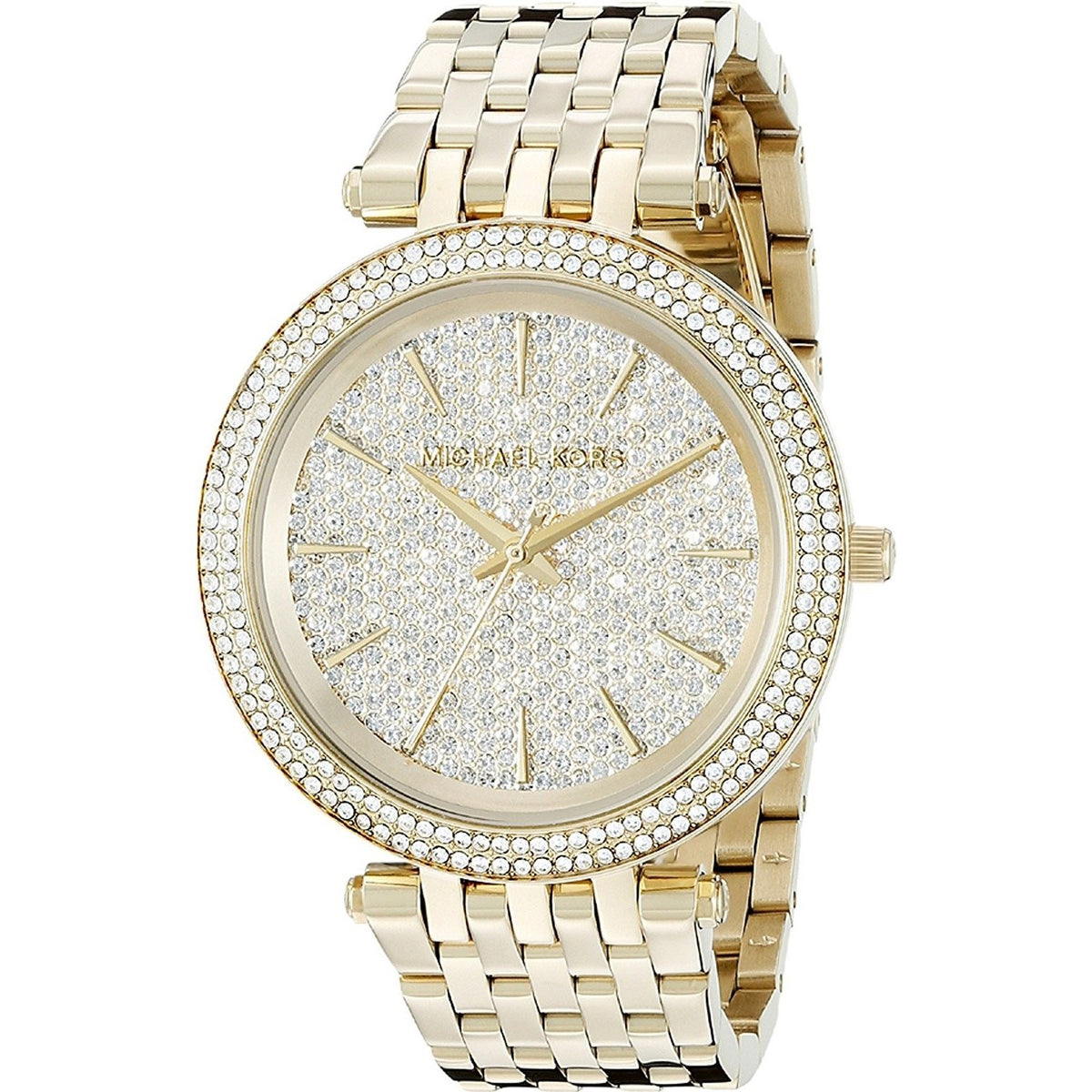 Michael Kors Women&#39;s MK3438 Darci Crystal Gold-Tone Stainless Steel Watch