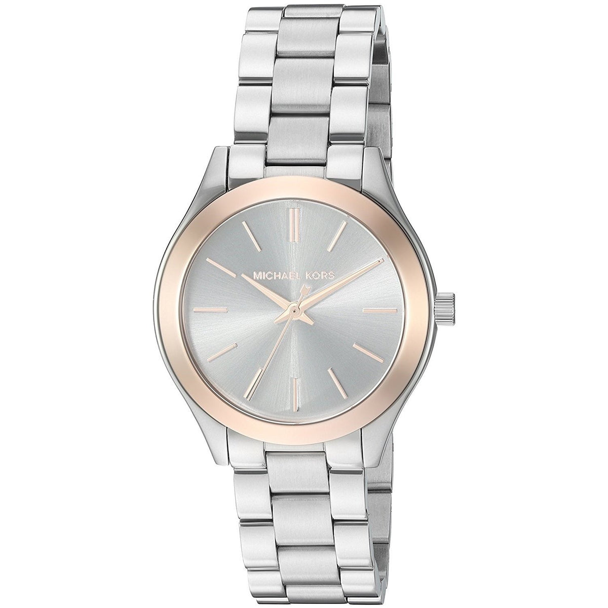 Michael Kors Women&#39;s MK3514 Mini Slim Runway Stainless Steel Watch