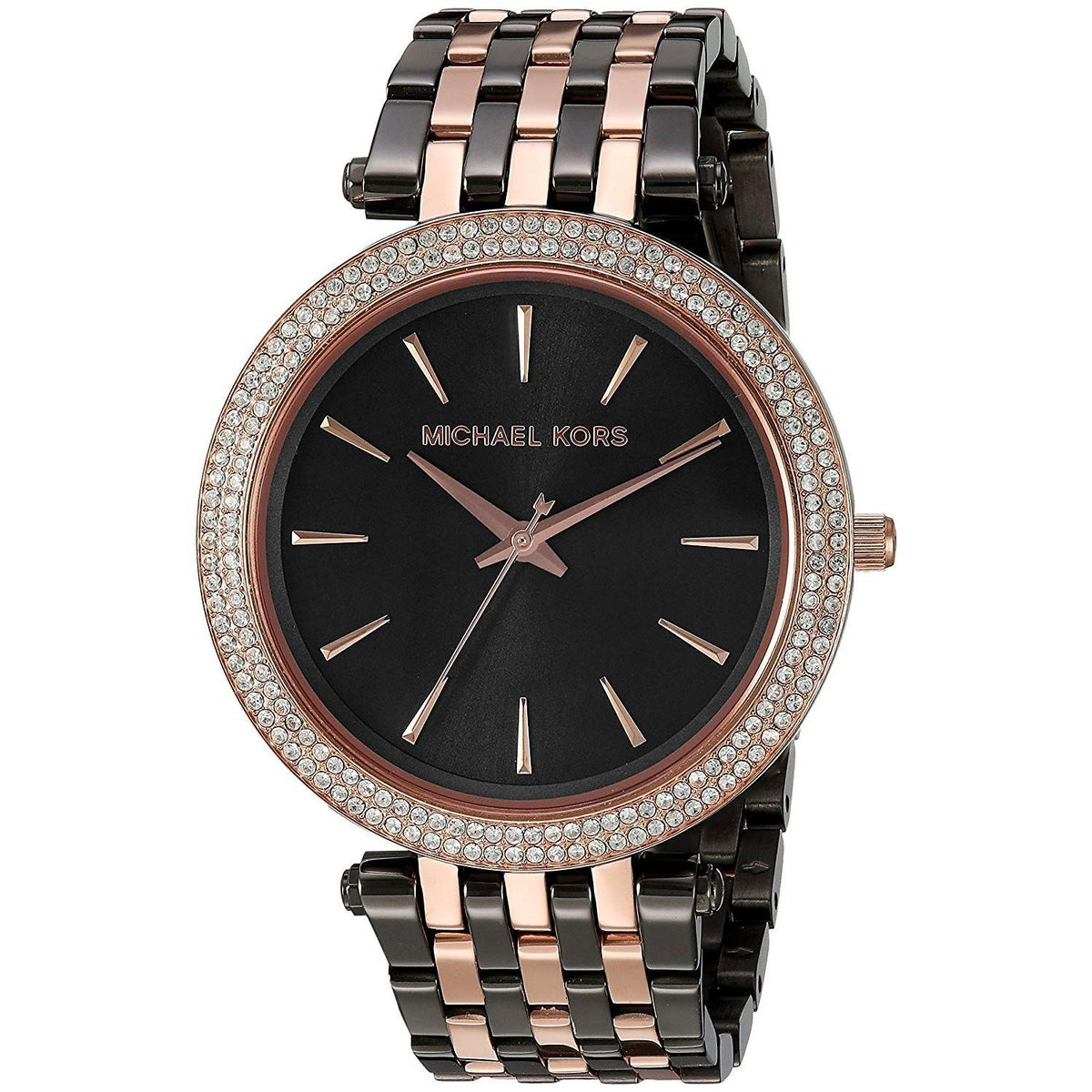 Michael Kors Women&#39;s MK3584 Darci Crystal Two-Tone Stainless Steel Watch