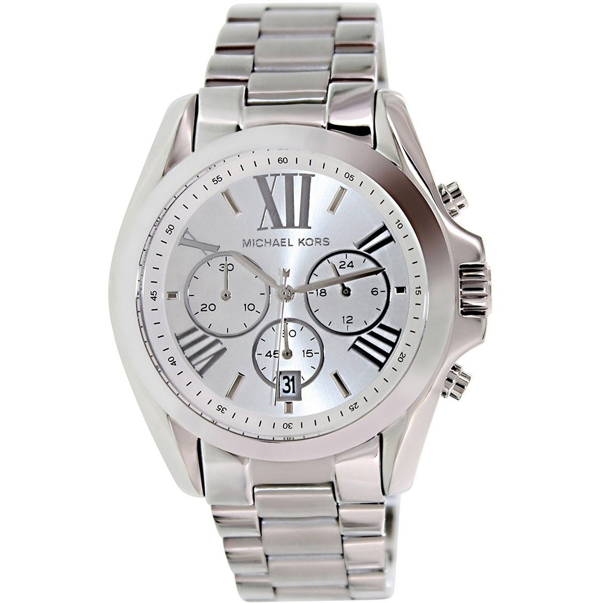 Michael Kors Women&#39;s MK5535 Bradshaw Chronograph Stainless Steel Watch