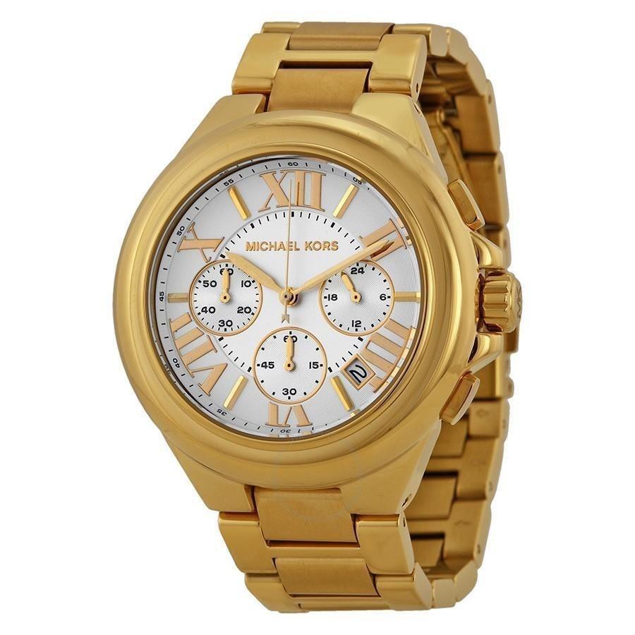 Michael Kors Women&#39;s MK5635 Camille Chronograph Gold-Tone Stainless Steel Watch