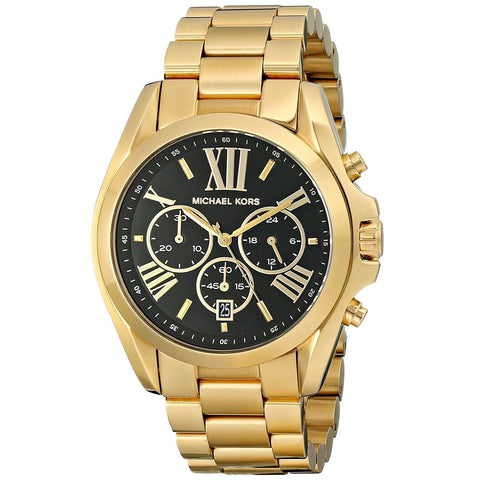 Michael Kors Women's MK5739 Bradshaw Chronograph Gold-Tone Stainless Steel Watch