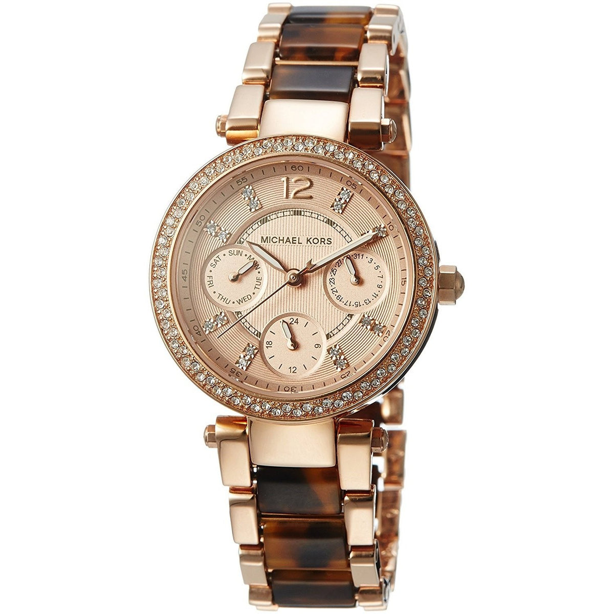 Michael Kors Women&#39;s MK5841 Parker Chronograph Two-Tone Stainless Steel Watch