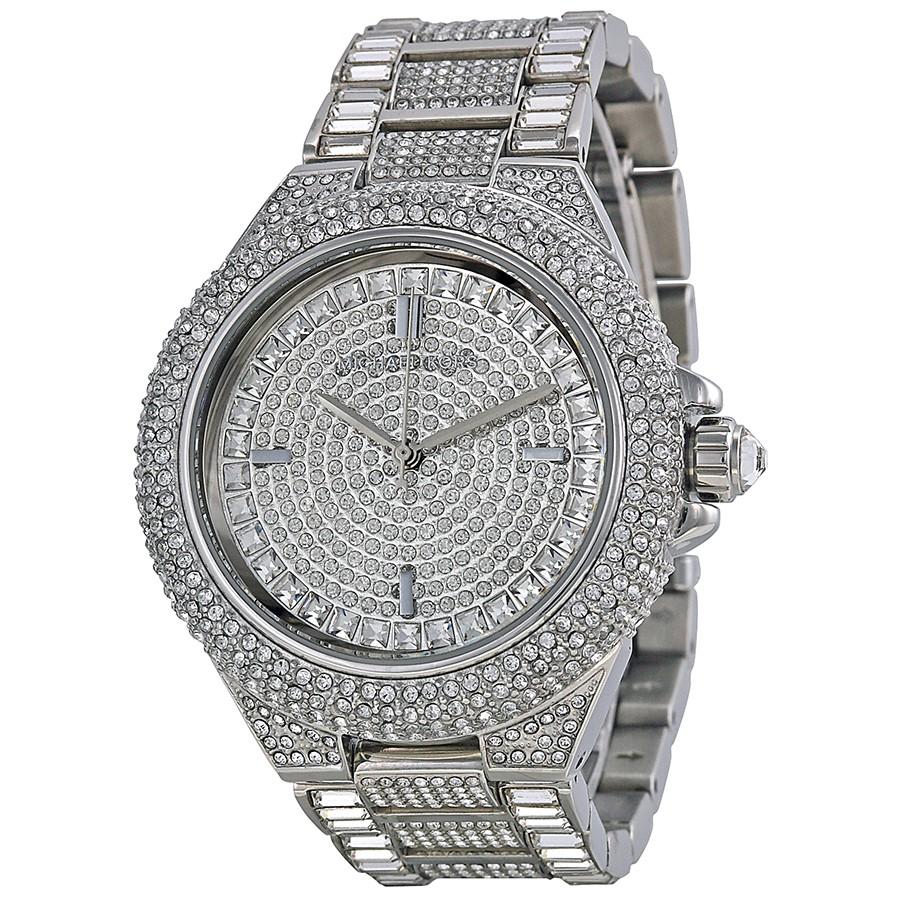 Michael Kors Women&#39;s MK5869 Camille Crystal Stainless Steel Watch