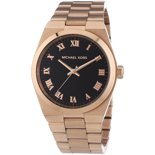 Michael Kors Women's MK5937 Channing Rose-Tone Stainless Steel Watch ...