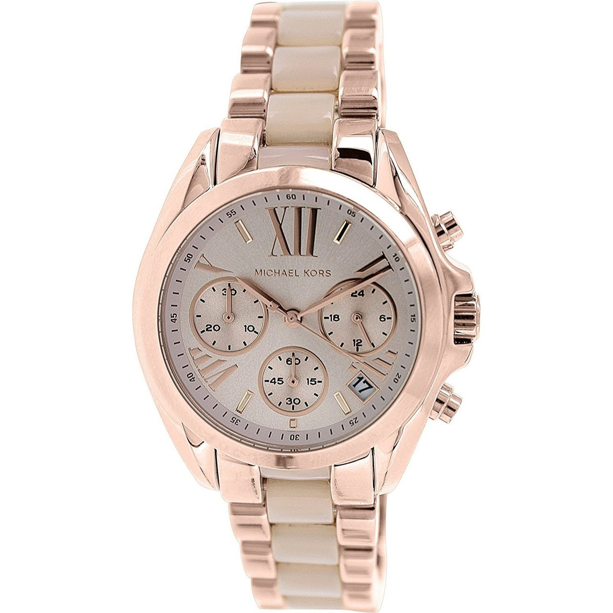 Michael Kors Women&#39;s MK6066 Bradsaw Chronograph Two-Tone Stainless Steel Watch