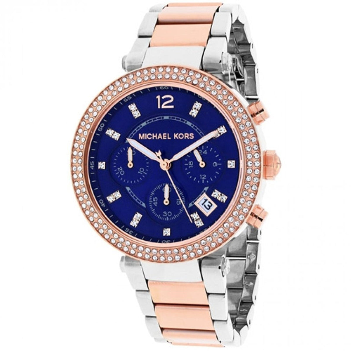 Michael Kors Women&#39;s MK6141 Parker Chronograph Two-Tone Stainless Steel Watch