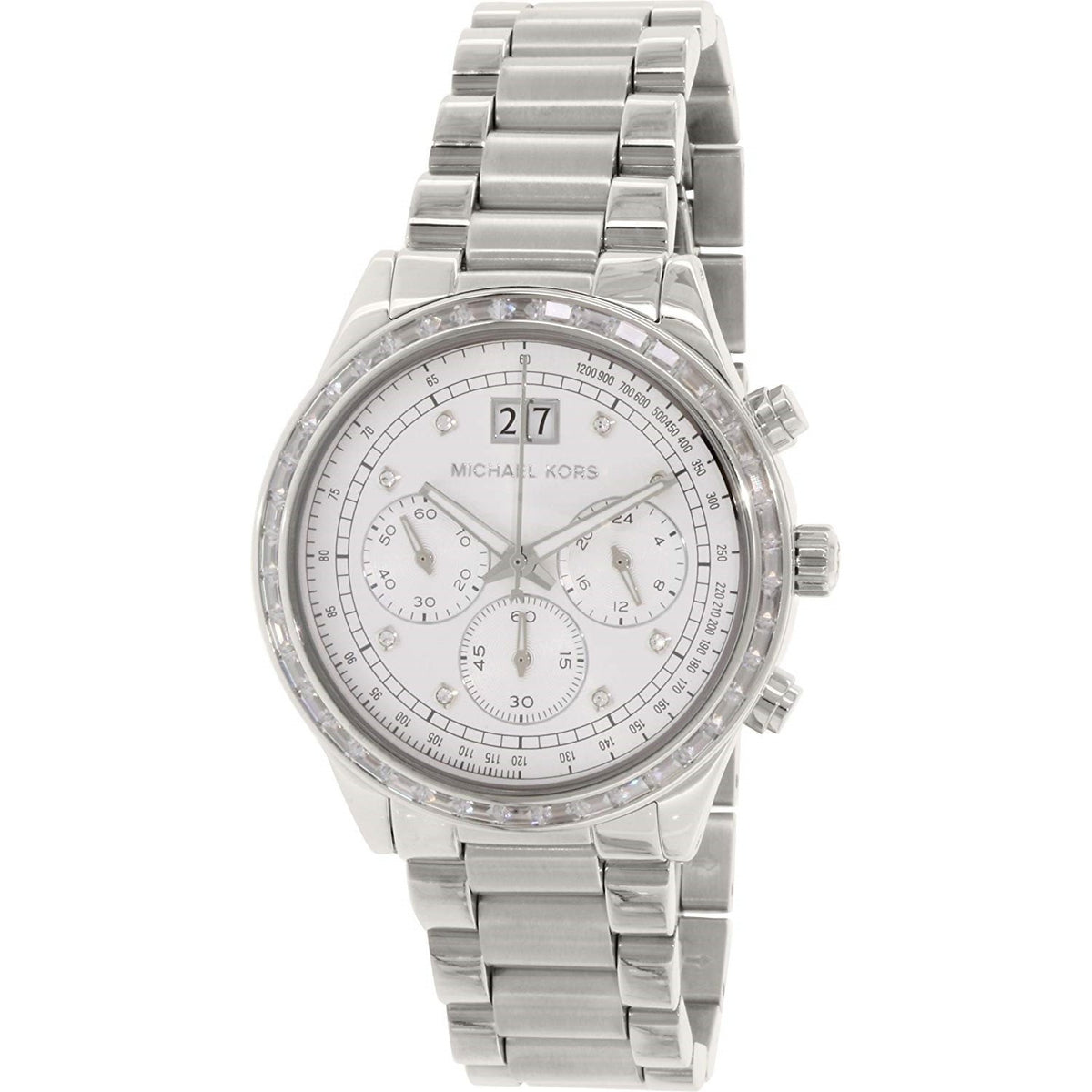 Michael Kors Women&#39;s MK6186 Brinkley Chronograph Crystal Stainless Steel Watch