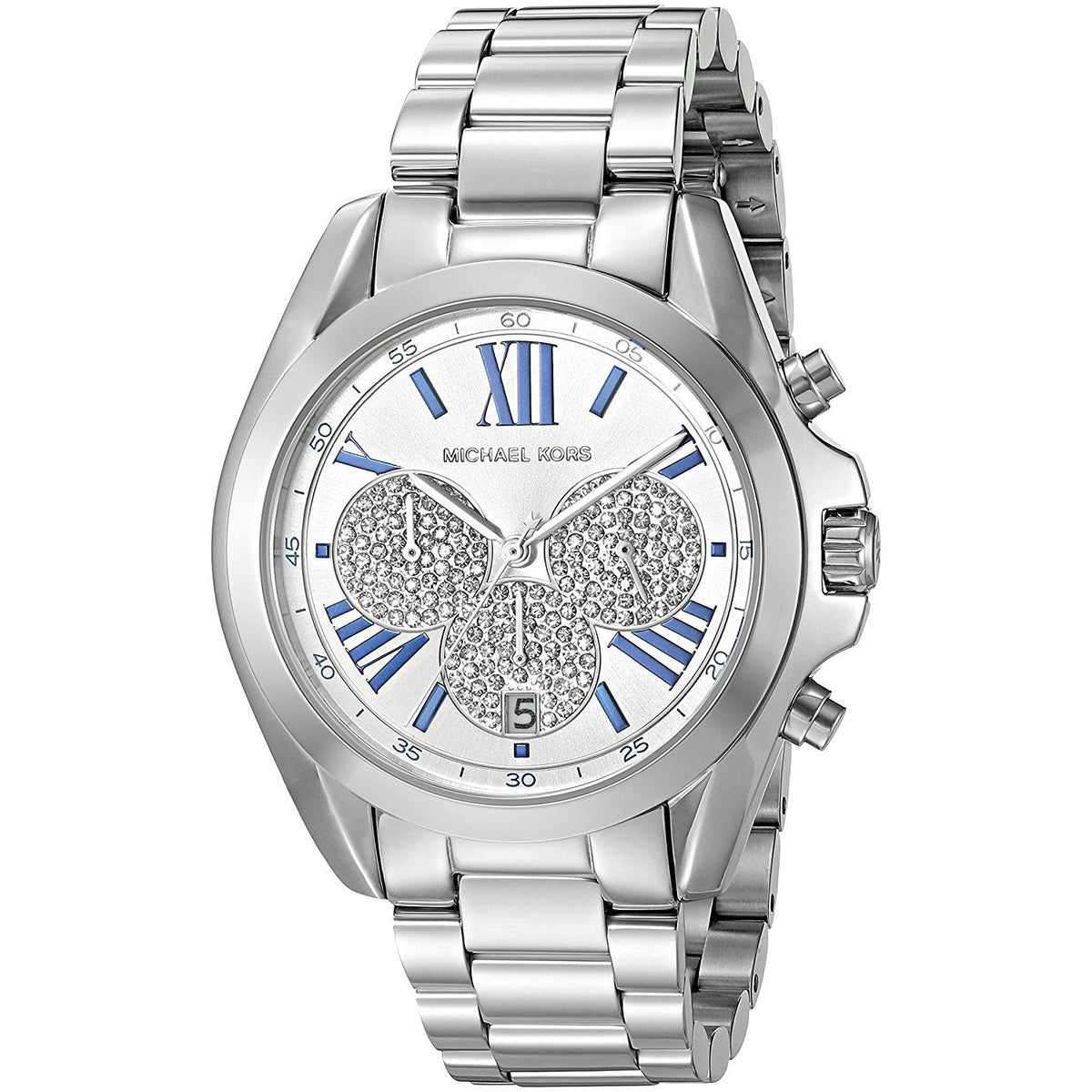 Michael Kors Women&#39;s MK6320 Bradshaw Chronograph Crystal Stainless Steel Watch