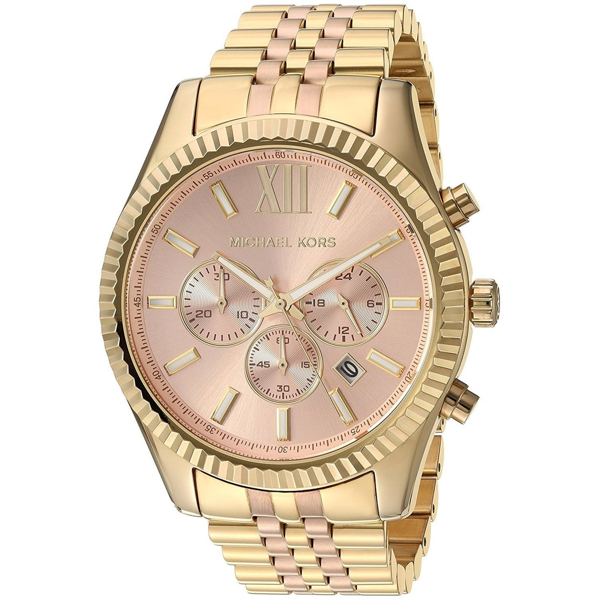 Michael Kors Women&#39;s MK6473 Lexington Chronograph Two-Tone Stainless Steel Watch