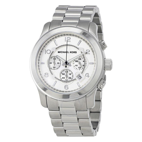 Michael Kors Men's MK8086 Oversized Runway Chronograph Stainless Steel Watch