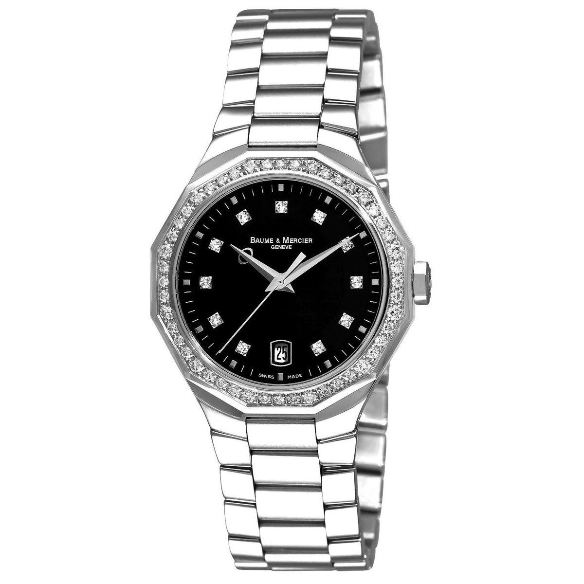 Baume &amp; mercier Women&#39;s MOA08716 Riviera Diamond Stainless Steel Watch