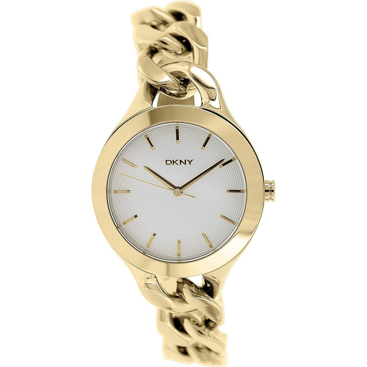 DKNY Women&#39;s NY2217 Chambers Gold-Tone Stainless Steel Watch