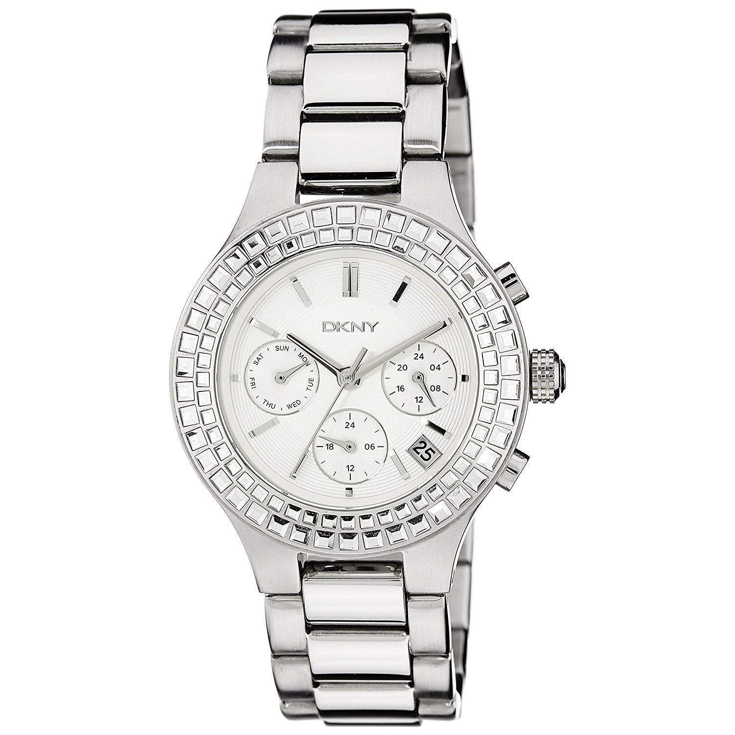 DKNY Women s NY2258 Chambers Chronograph Stainless Steel Watch