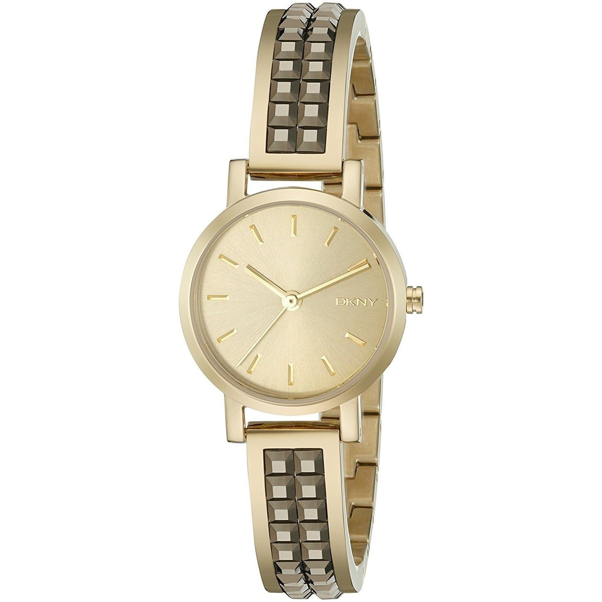 DKNY Women&#39;s NY2278 Soho Crystal Gold-Tone Stainless Steel Watch