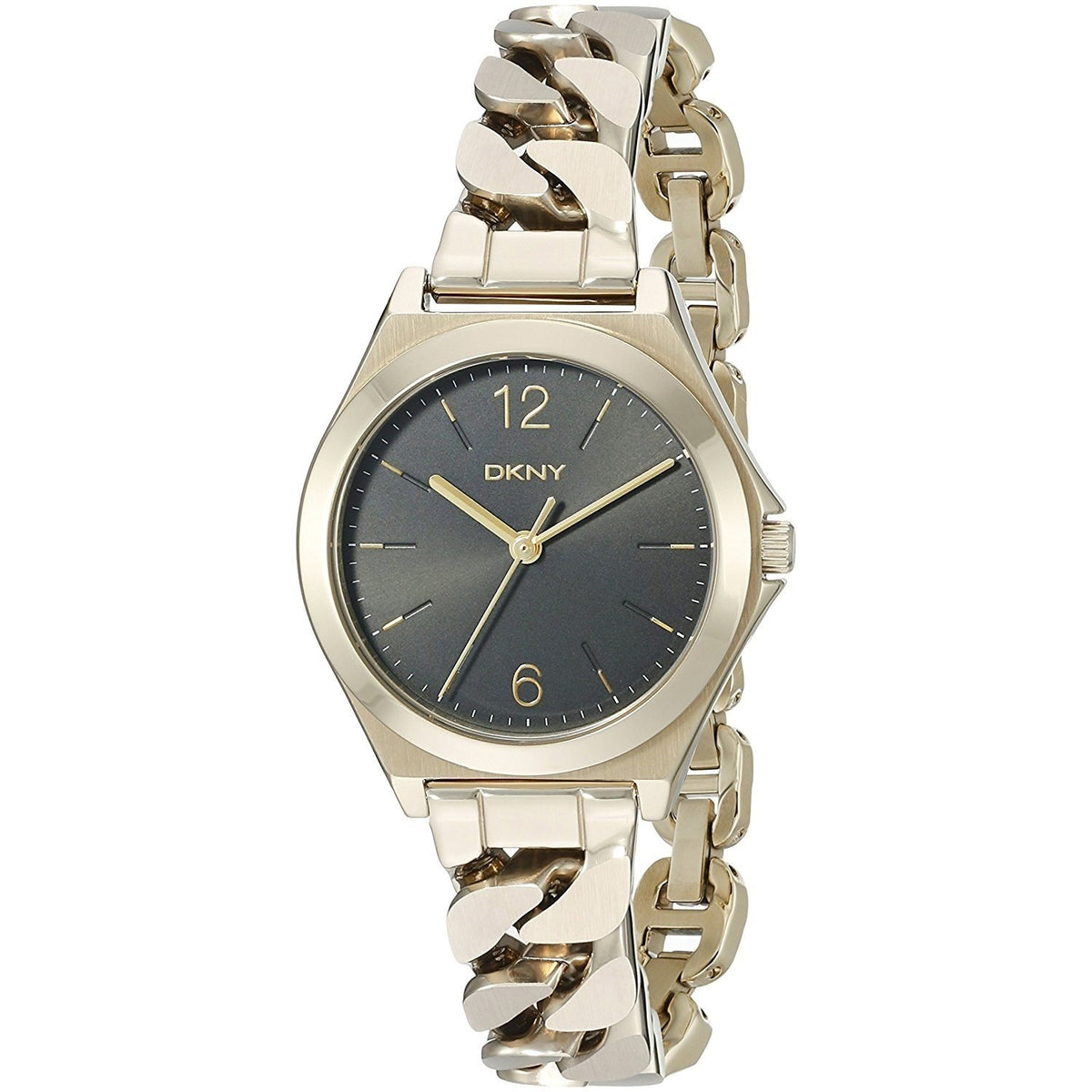 DKNY Women&#39;s NY2425 Parsons Gold-Tone Stainless Steel Watch