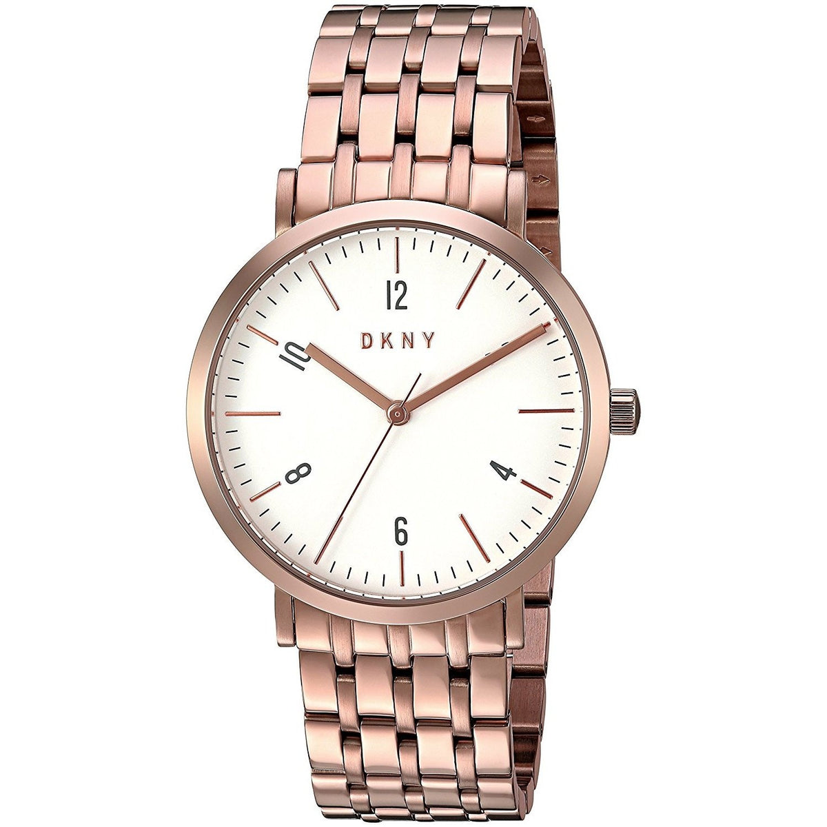 DKNY Women&#39;s NY2504 Minetta Rose-Tone Stainless Steel Watch