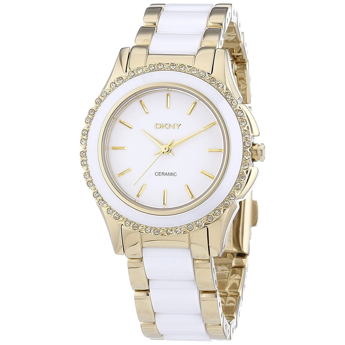 DKNY Women&#39;s NY8829 Classic Two-Tone Ceramic Watch