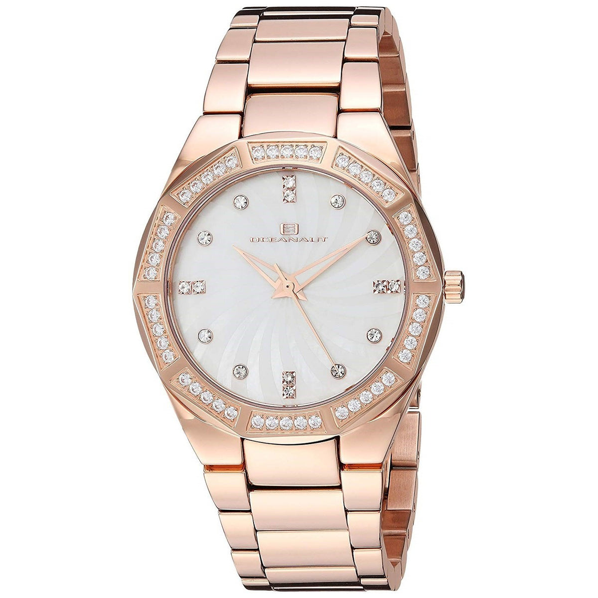 Oceanaut Women&#39;s OC0252 Athena Rose Gold -Tone Stainless Steel Watch