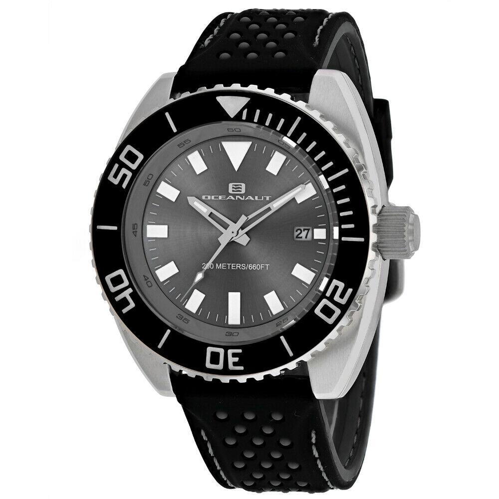 Oceanaut Men&#39;s OC0520 Submersion Black Rubber Watch