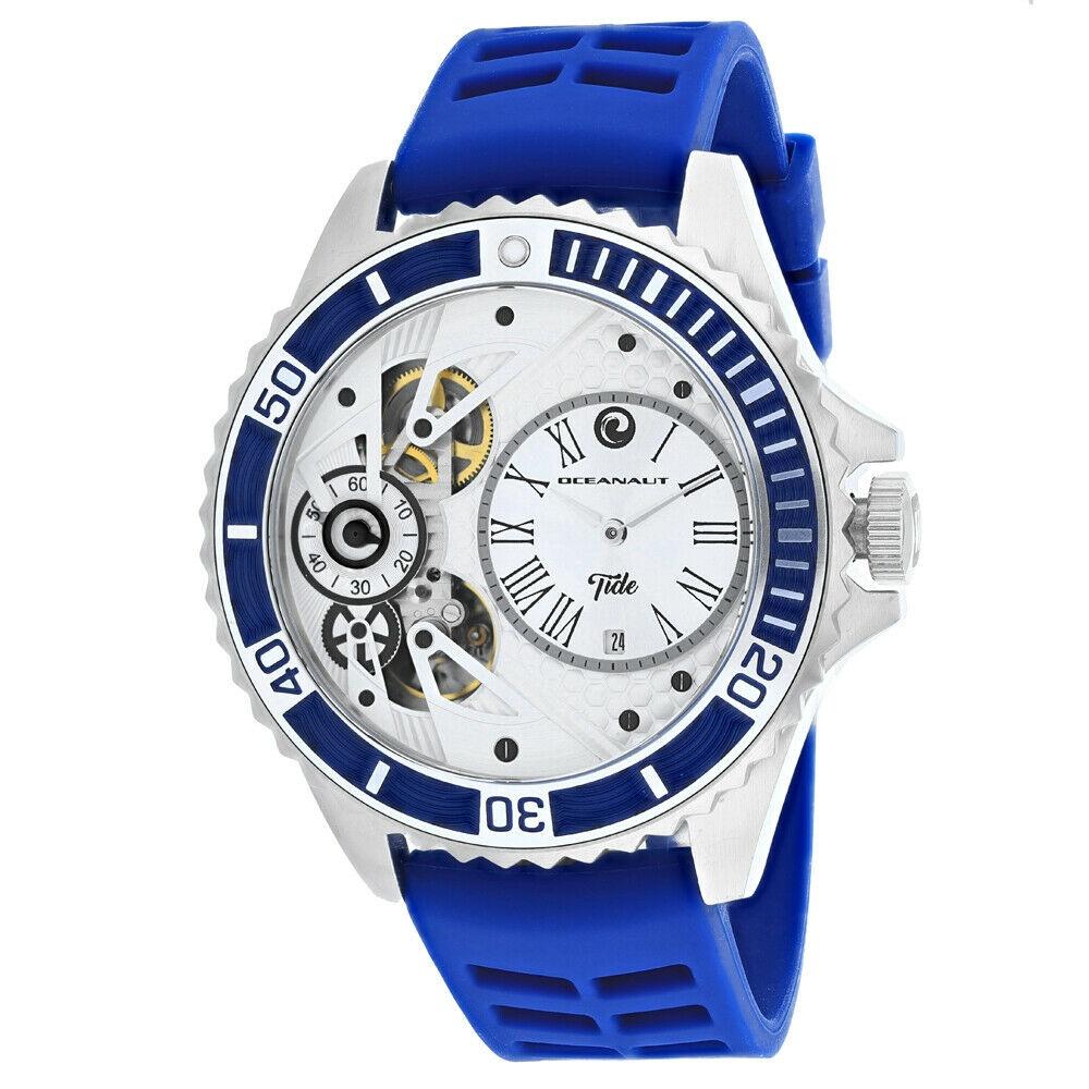 Oceanaut Men&#39;s OC0992 Tide Blue Rubber Watch