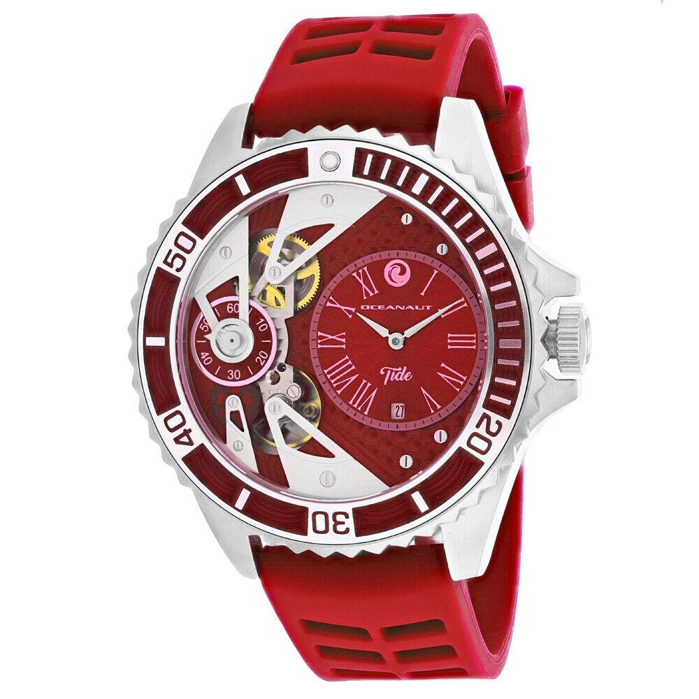 Oceanaut Men&#39;s OC0993 Tide Red Rubber Watch