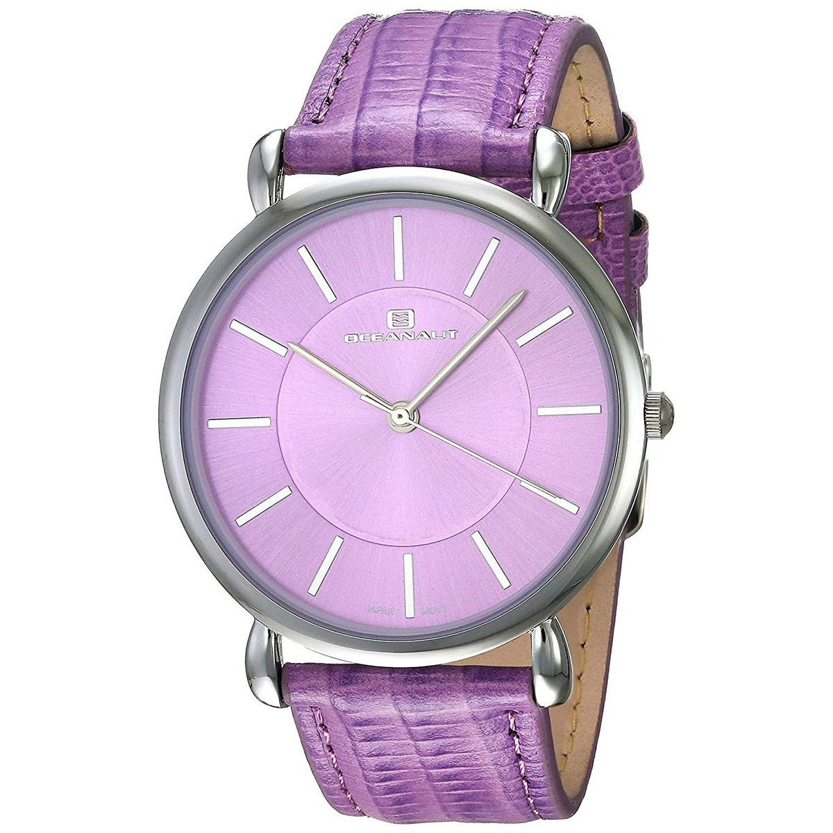 Oceanaut Women&#39;s OC2213 Alma Purple Leather Watch