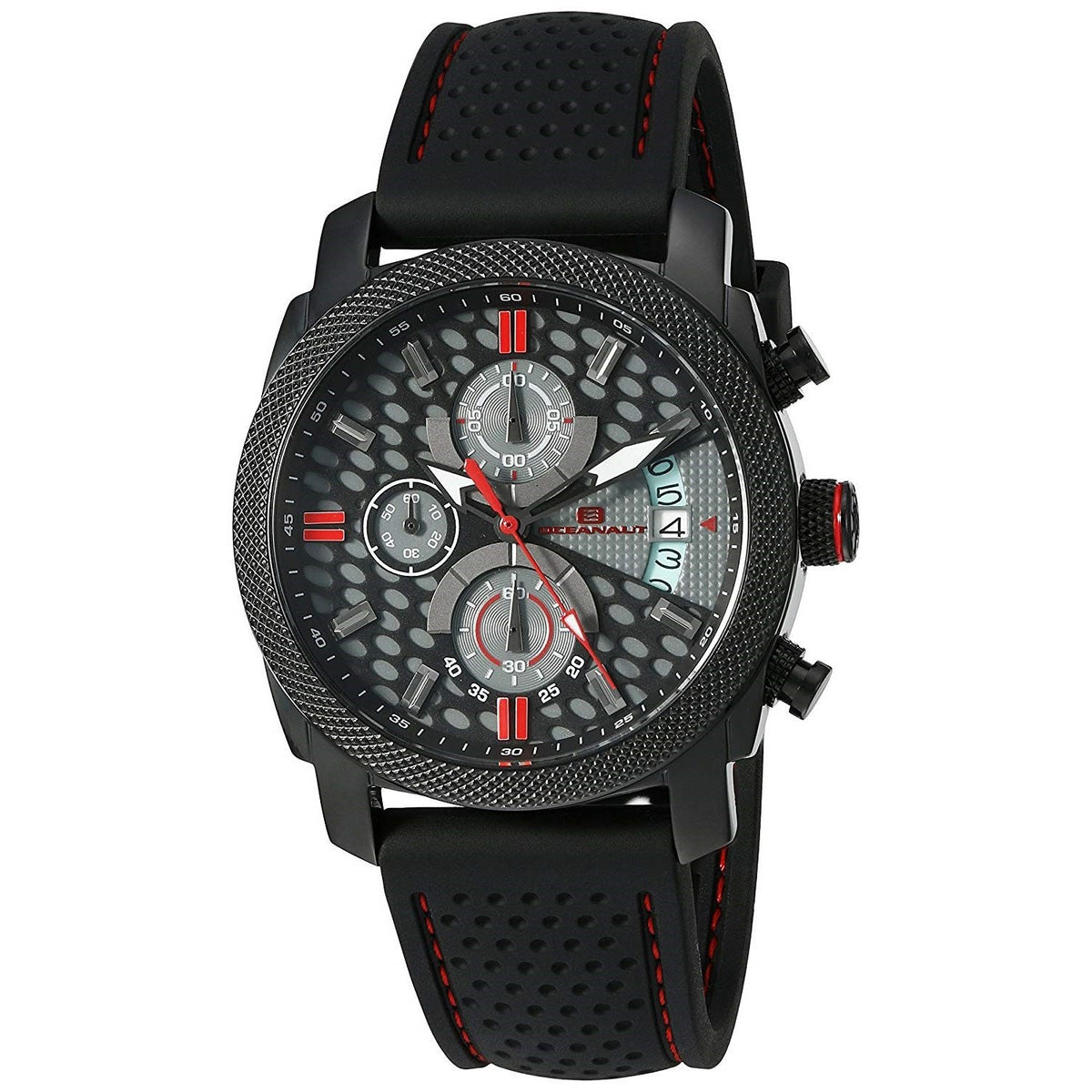 Oceanaut Men&#39;s OC2324 Kryptonite Chronograph Black Rubber Watch