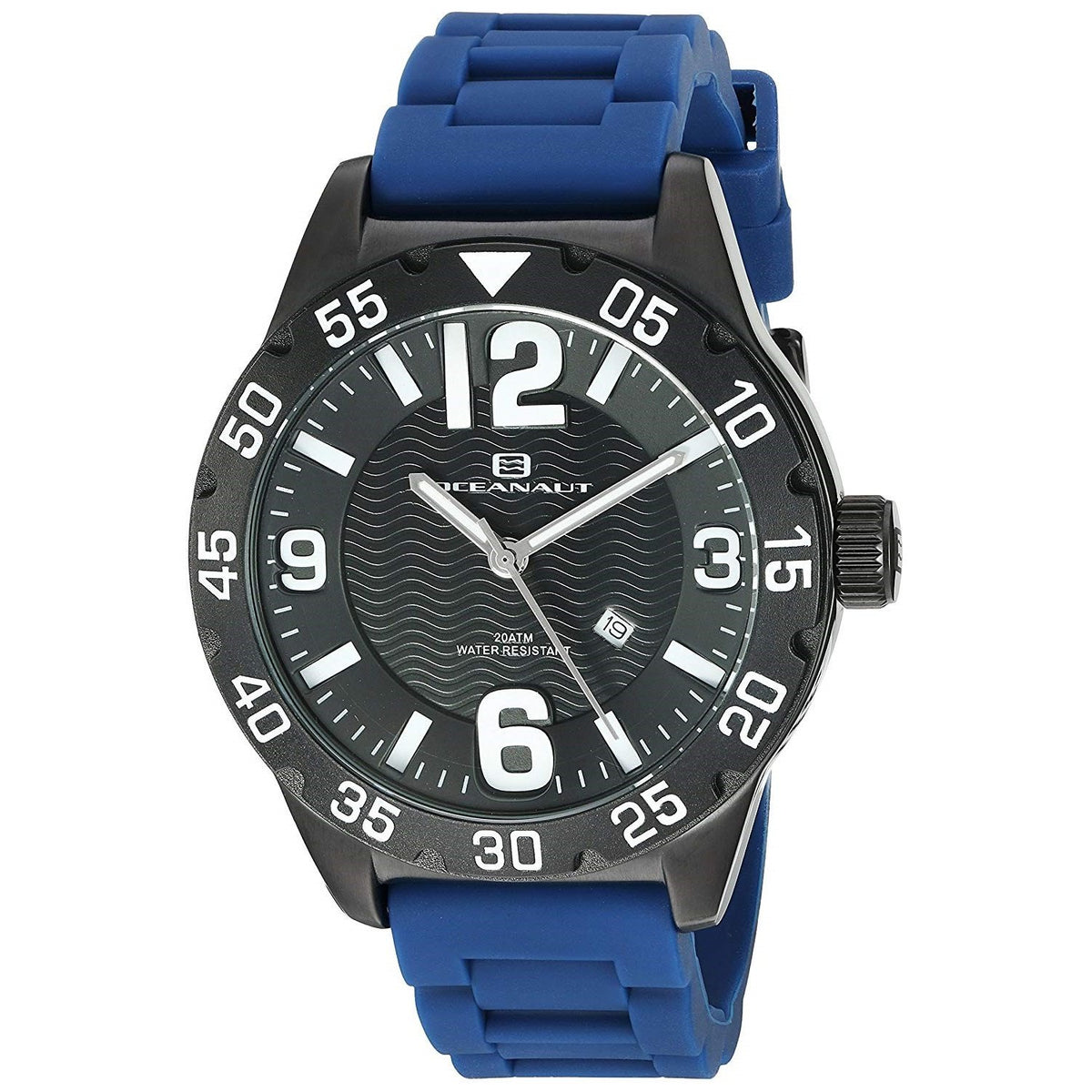 Oceanaut Men&#39;s OC2713 Aqua One Blue Silicone Watch