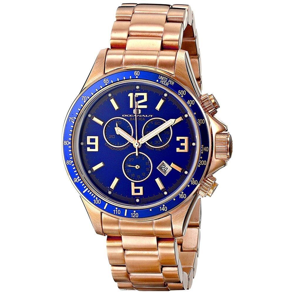 Oceanaut Men&#39;s OC3332 Baltica Chronograph Rose Gold-Tone Stainless Steel Watch