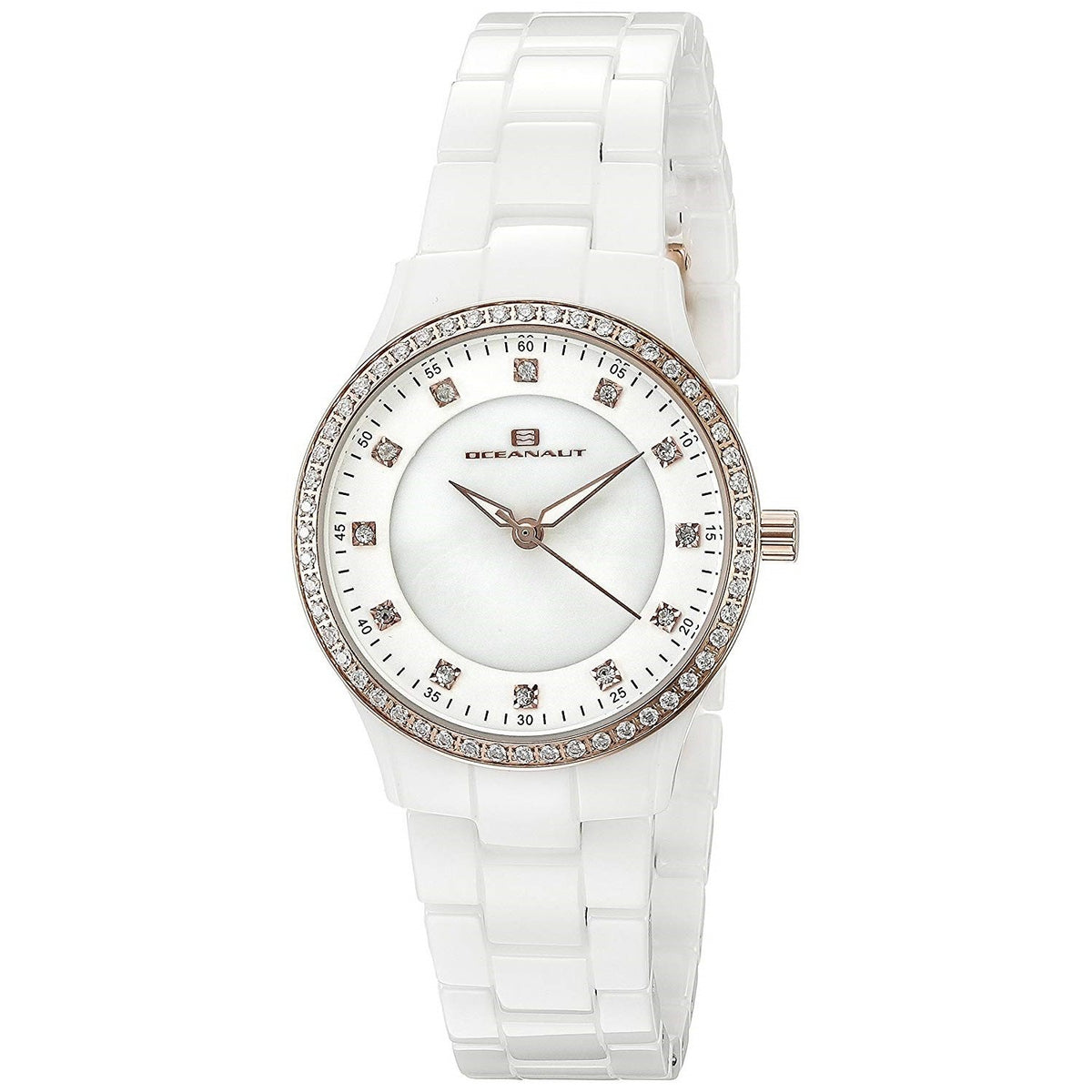 Oceanaut Women&#39;s OC6211 Ceramic White Ceramic Watch