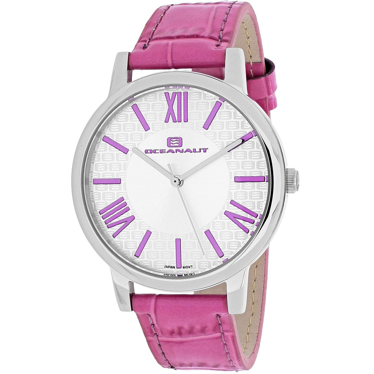 Oceanaut Women&#39;s OC7210 Moon Pink Leather Watch