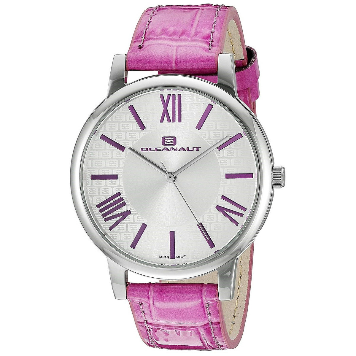 Oceanaut Women&#39;s OC7212 Moon Purple Leather Watch