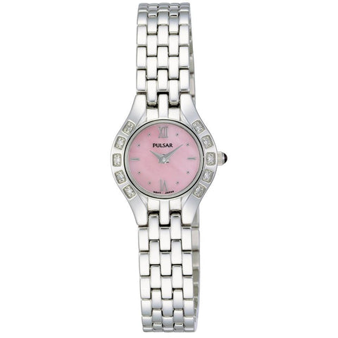 Pulsar Women's PEG665 Crystal Automatic Stainless Steel Watch