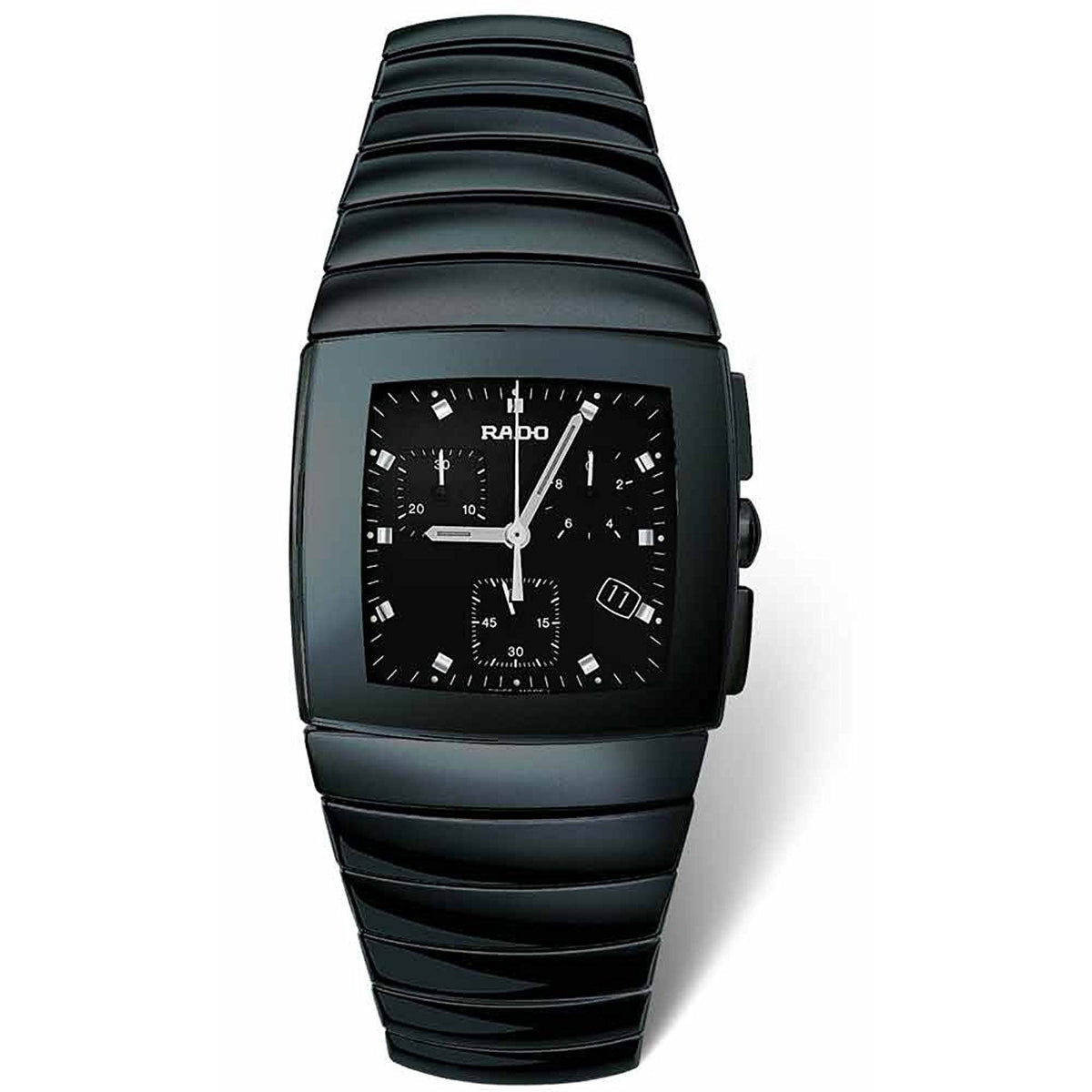 Rado Men&#39;s R13477152 Sintra Chronograph Black Ceramic Watch